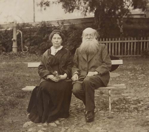 Sofia et Pierre Kropotkine à Dmitrov en 1919