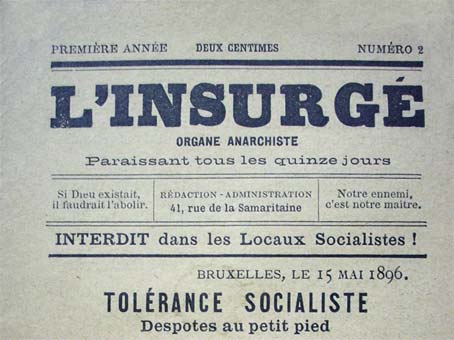 journal "L'Insurgé" de 1896