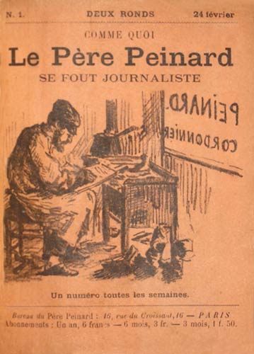 journa "Le Père Peinard" n1 du 24 février 1898