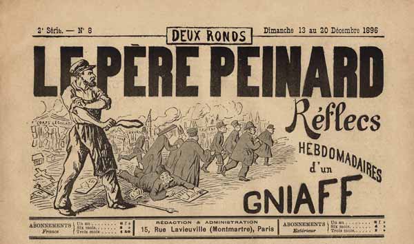 jounal "Le Père Peinard" n8 du 13 décembre 1896