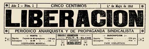 journal "Liberacion" 1912