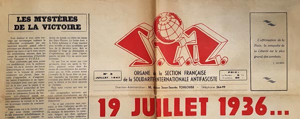 journal "SIA" n°3 de juillet 1947