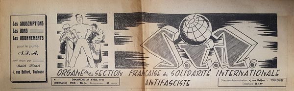 journal "SIA" n°1 du 27 avril 1947
